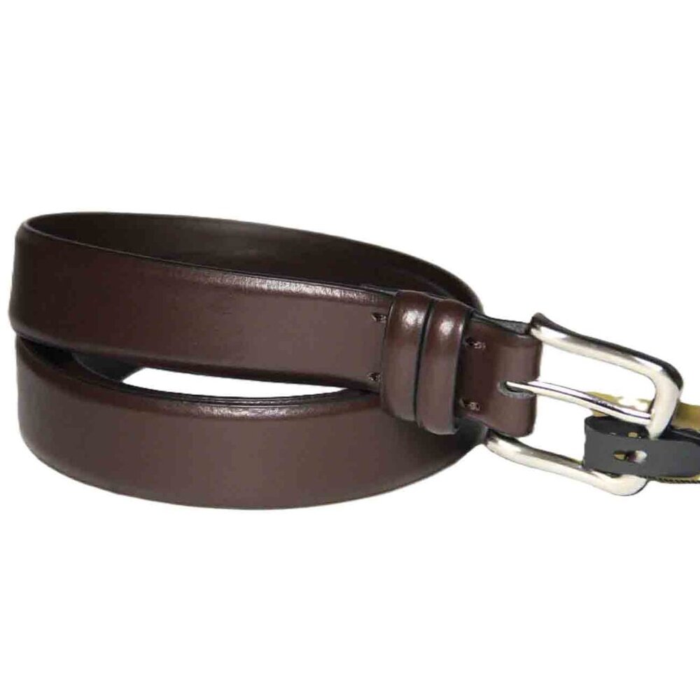 NEW Paul Costelloe England Genuine Leather Dress Belt Brown Men's Size 40